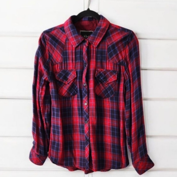 Rails Red and Blue Plaid Button Down Shirt - Picture 13 of 14